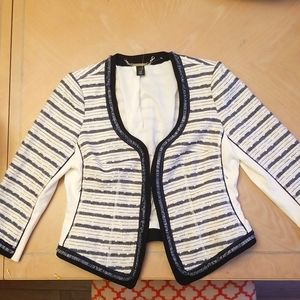 WHITE HOUSE BLACK MARKET Size 12 Jacket-New-Never worn. Tore tag off for trip